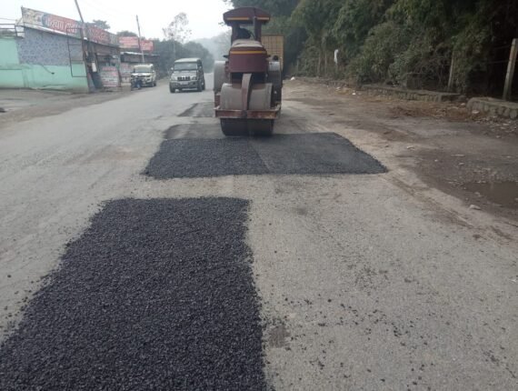 Filling Of Potholes, NH-72