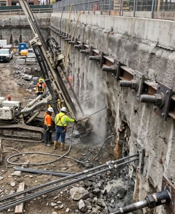 Retaining Wall Anchoring